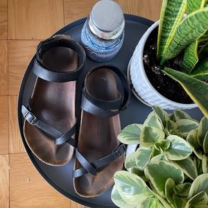 Black Ankle Strap Birkenstocks